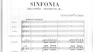 G Rossini  Maometto II  Sinfonia   1820 [upl. by Ruyam]