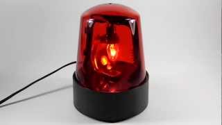 7quot Lighted Police Beacon Demo Rotating 120 V RED [upl. by Llerod]