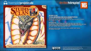 Studis Clan  Folge 4  Das Geheimnis des Schlangenthrons Krimi  Hörspiel  Hörbuch  Komplett [upl. by Wiseman340]