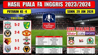 Hasil Piala FA Inggris Tadi Malam  NEWPORT vs MAN UNITED  LIVERPOOL vs NORWICH  FA Cup 2024 [upl. by Baron]