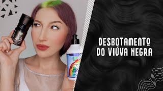 O desbotamento do Viúva Negra 🖤  Kamaleão Color [upl. by Madden]