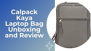 Calpak Kaya Laptop Backpack Unboxing amp Review [upl. by Laina]