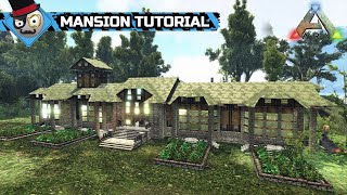 Ark Survival Evolved  Large House  How to Build Tutorial No Mods [upl. by Nonnairb]