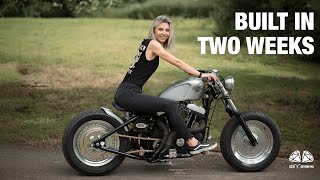 Mint Customs Sportster Bobber Build  Custom Series by Tomboy A Bit [upl. by Kenzi465]