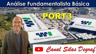 PORT3  WILSON SONS HOLDINGS BRASIL SA ANÁLISE FUNDAMENTALISTA BÁSICA PROF SILAS DEGRAF [upl. by Palmira]