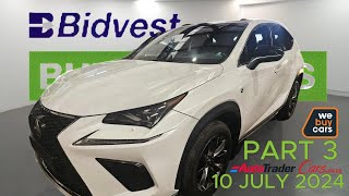 PART 3  Bidvest Burchmores JHB Auction 10 July 2024  MR NDOU AUTO  PART 3 OF 3 [upl. by Cis356]