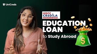 HDFC Credila Education Loan To Study Abroad  Interest Rates Eligibility amp more [upl. by Binah]