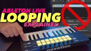 Ableton Live LOOPING EXPLAINED  Music Production Tutorial [upl. by Leahcar]