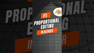 How Proportional Editing works in Blender  Tutorial tutorial blender3dmodeling gamedev [upl. by Auburta662]