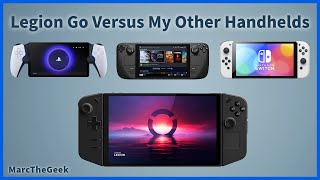 Legion Go Compared to My Other Handheld Devices [upl. by Adnaugal242]