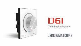 Knob switch Dimming DMX LED Controller LTECH D61 [upl. by Gnex]