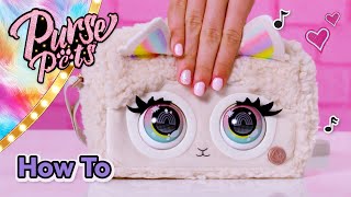 NEW Fluffy Fashion BFFs 🐱  INTERACTIVE Purse Pets ✨  Unboxing and HowTo [upl. by Gianni714]