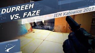 dupreeh vs FaZe  IEM Katowice 2017 Desert Eagle Ace [upl. by Aninat737]