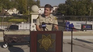 Press conference on explosion at Santa Maria courthouse [upl. by Llertrac32]