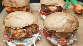 Zinger Burger Recipe [upl. by Hirz353]