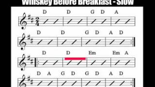 Whiskey Before Breakfast Slow Practice [upl. by Sherburn]