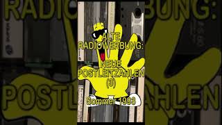 Alte Radiowerbung Rolf und die neuen Postleitzahlen 3 Sommer 1993 shorts postleitzahlen rolf [upl. by Kersten]