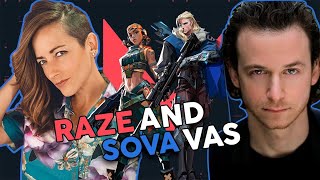 Sova and Raze Voice Actors from Valorant [upl. by Nilesoy]