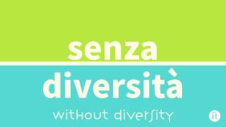 Senza diversità [upl. by Oilasor]