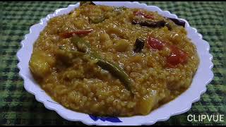 Khichuri Recipe Gobindobhog Chaler Khichuri  Bengali Traditional Khichuri Recipe [upl. by Munt429]