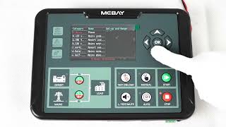 How to Set Main Phases on Mebay Generator Controller DC90D [upl. by Ime315]