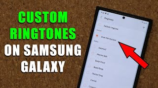 How to Set ANY Song as Custom Ringtone on your Samsung Galaxy Smartphone [upl. by Sutelc]