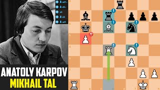 Epic Battle Anatoly Karpov VS Mikhail Tal  Bugojno 1980 [upl. by Notlrahc589]