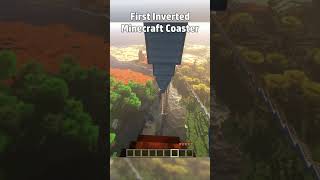 Worlds First Inverted Minecraft Rollercoaster [upl. by Lussier595]