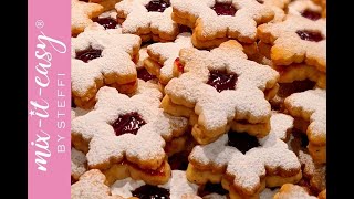 SPITZBUBENLINZER PLÄTZCHEN  Thermomix®  mixiteasy® [upl. by Wells]