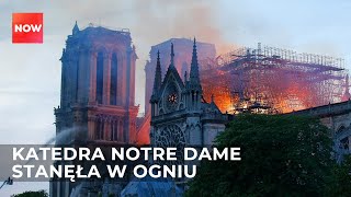 KATEDRA NOTRE DAME w ogniu [upl. by Itsirc]