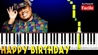 Naza  Happy Birthday  Piano Cover Tutorial Paroles Instru [upl. by Solley804]