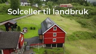 Solceller til landbruk V01 169 [upl. by Ennasor]