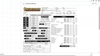 Pathfinder Roll 20 Tools Part 3 Character Sheets in Roll 20 [upl. by Brunella]