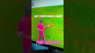 Best striped slinger combos pink addition viralvideo fortnite shorts viralshort combo fyp [upl. by Immak]