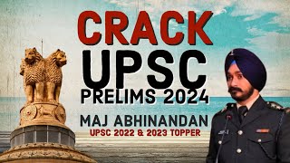 Civil services prelims  Last minute tips  Maj Abhinandan UPSC CSE 2023 Rank 549 upsc upscprelims [upl. by Anawaj]