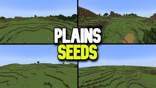 20 BEST Plains Biome Seeds for Minecraft 120 Java amp Bedrock [upl. by Norbel]