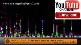 Marian Cozma  Amara i strainatatea Karaoke DEMO Negativ Instrumental [upl. by Goodyear]