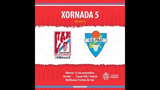 J5 CopaEspaña Obradoiro Vs CBPrat [upl. by Beitz]