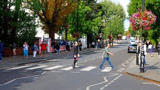 Abbey Road Crossing Beatles Crossing Abbey Road Studios London [upl. by Eissat19]