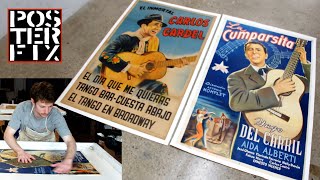 Carlos Gardel Hugo Del Carril  1930s Argentina Poster Fix [upl. by Libove]