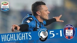 Atalanta  Crotone 51  Highlights  Giornata 5  Serie A TIM 201718 [upl. by Enyehc716]