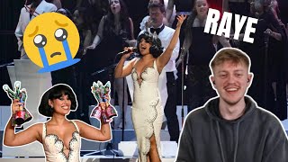 SO EMOTIONAL RAYE BRIT AWARDS 2024 PERFORMANCE  FIRST TIME REACTION [upl. by Alyson]