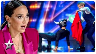 CRAZY Auditions That Left The Judges BAFFLED on Got Talent [upl. by Laurena]