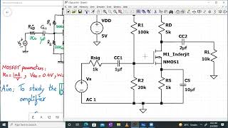 Analog Electronic Circuits LAB 3 Frequency response simulation of MOSFET CS amplifier [upl. by Tannenbaum6]