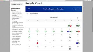 Get your TrashRecycling Schedule [upl. by Jovitta]