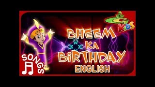 Chhota Bheem  Birthday Special Song in English [upl. by Eiramasil607]