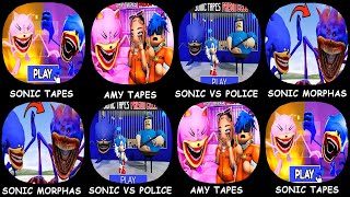 SONIC TAPES VS AMY TAPES BARRYS PRISON RUNAMY TAPES PRISON RUNSONIC TAPES VS BARRYSSONIC MORPHS [upl. by Durham72]