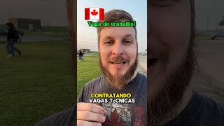 Vaga de emprego no Canadá imigração canada ganharemdolar [upl. by Pontone]