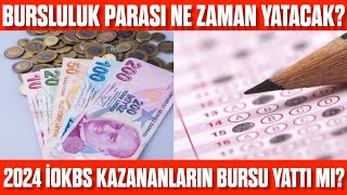 2024 Bursluluk sınavını kazananların parası ne zaman yatacak Burslar ne zaman ödenecek [upl. by Nylsirk646]