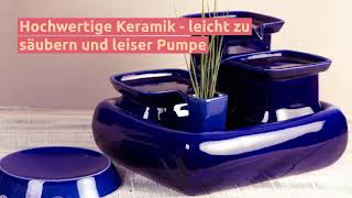 Der Neue Miaustore Katzenbrunnen Aus Keramik [upl. by Ingvar469]